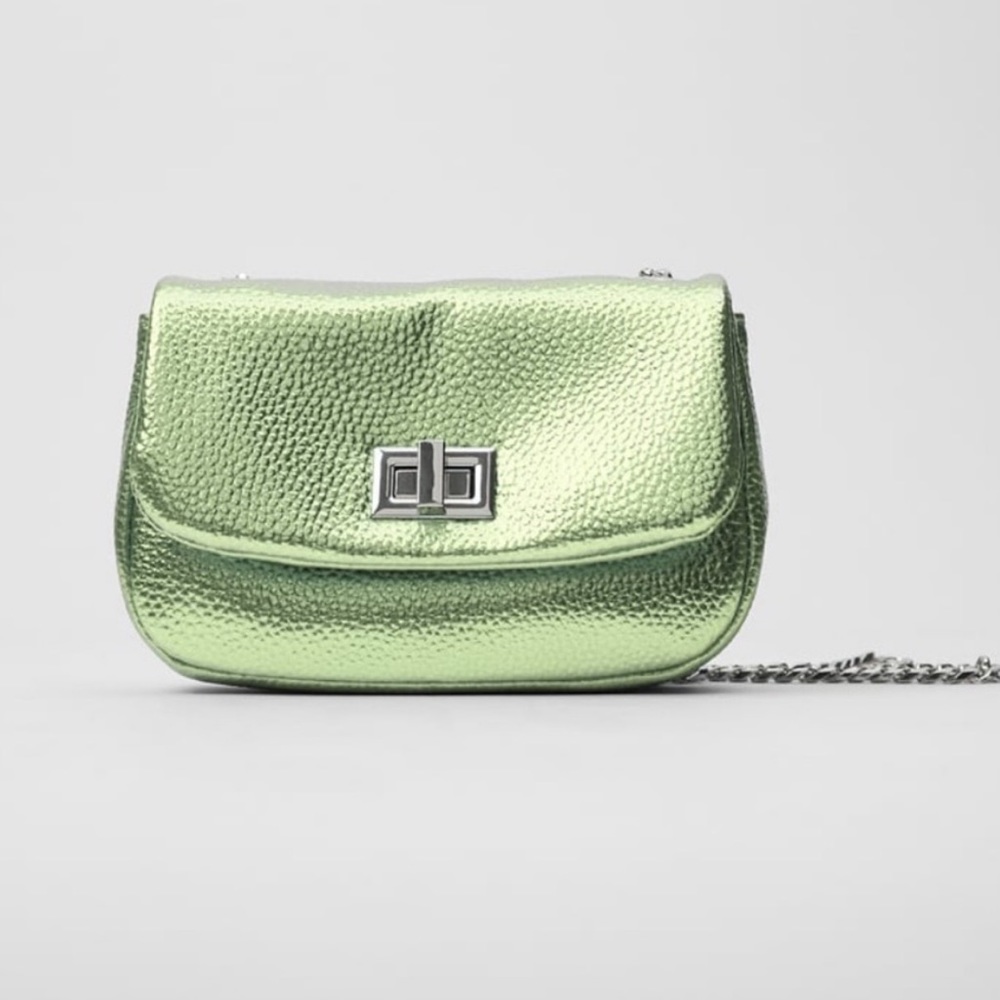 Zara mini metallic bag
